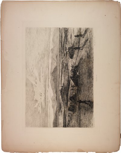The outer picket line, winter by Edwin Austin Forbes